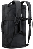 MIER 40L Backpack Duffle for Men Heavy Duty Duffel Bag with Backpack Straps for Travel, Gym, Sports, Convertible and Water Resistant, Black