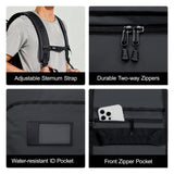 MIER 40L Backpack Duffle for Men Heavy Duty Duffel Bag with Backpack Straps for Travel, Gym, Sports, Convertible and Water Resistant, Black
