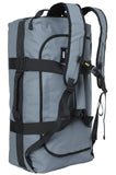 MIER 60L Water Resistant Backpack Duffle Heavy Duty Convertible Duffle Bag with Backpack Straps for Gym, Sports, Travel, Gray
