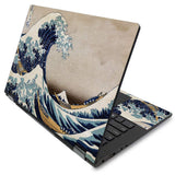 MightySkins Skin for Lenovo Flex 14" (2019 No Fingerprint Scanner) - Great Wave of Kanagawa | Protective, Durable Vinyl Decal Wrap | Easy to Apply, Remove, and Change Styles | Made in The USA