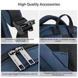 MILADA Travel Backpack For Men Laptop Backpack Women Business Carry On Backpack Airline Approved Fits 16.5 Inch Laptop Bag Work Backpack, Blue