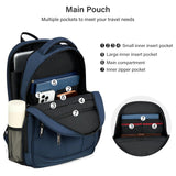 MILADA Travel Backpack For Men Laptop Backpack Women Business Carry On Backpack Airline Approved Fits 16.5 Inch Laptop Bag Work Backpack, Blue