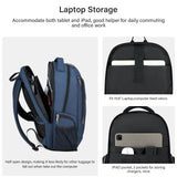 MILADA Travel Backpack For Men Laptop Backpack Women Business Carry On Backpack Airline Approved Fits 16.5 Inch Laptop Bag Work Backpack, Blue