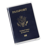 Millennial Essentials unisex-adult Waterproof Clear Passport Cover Plastic Passport Protector Vinyl ID Card Protector Case Holder Travel Pack of 6,