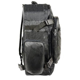 Milwaukee Leather SH540 Medium Black Size Leather and Textile Motorcycle Sissy Bar Back Pack Bag - One Size