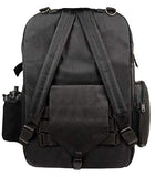 Milwaukee Leather SH540 Medium Black Size Leather and Textile Motorcycle Sissy Bar Back Pack Bag - One Size