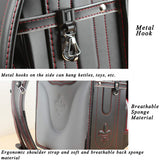 MilWorld ransel randoseru backpack japanese automatic school bags Senior waterproof PU leather