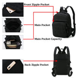 Mini Tactical Backpack, 6L Small Sling Backpacks Shoulder Bag For Running Travel Daypack with Carabiner For Men Women (Black)