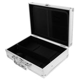 minkissy Aluminum Briefcase Tool Storage Box Lightweight Portable Multi - functional Aluminum Alloy Toolbox with Lock for Travel Work and Cosmetic Organization