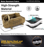 Miramrax Travel Duffle Bag Backpack for Men - Large Tactical Bags Weekender Gym Bag for Overnight Traveling Military Workout Deployment Sports (Coyote, 45L)