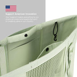 MISSION CASSI Boat Bag for Women, Lightweight Mesh Beach Tote with Waterproof Bottom, Premium Boat Tote Bag for Beach, Grocery, Travel, Pool & Outdoor Essentials