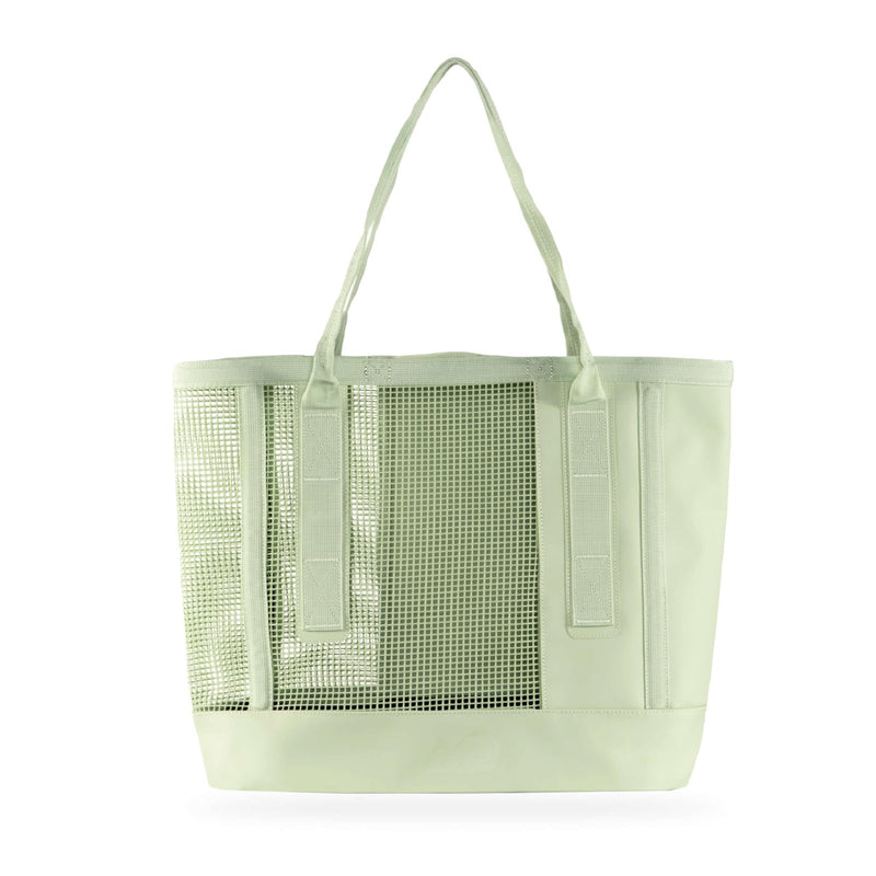 MISSION CASSI Boat Bag for Women, Lightweight Mesh Beach Tote with Waterproof Bottom, Premium Boat Tote Bag for Beach, Grocery, Travel, Pool & Outdoor Essentials