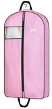 MISSLO 43" Pink Garment Bags for Travel for Women Waterproof Oxford Fabric Suit Bags for Closet Storage Dress Cover Hanging Clothes Bag | Backpacks4Less