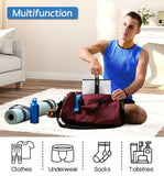 MISSLO Waterproof Shoe Bags for Travel 4 Pack XX - Large Shoe Storage Bag Clear Sneaker Pouch Portable Boots Organizer with Sturdy Zipper for Men & Women
