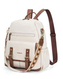 Missnine Backpack Purse for Women, PU Leather Travel Backpack, Designer Shoulder Bag, Ladies Convertible Satchel Bags