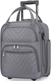 MIUSSE MAX 16 Inch Carry On Luggage, Carry On Suitcase Airline Approved, Softside Underseat Suitcase with TSA Lock & Spinner Wheels for Business Travel Non-Expandable, 15.5x8x13 No Oversize Risk