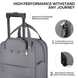 MIUSSE MAX 16 Inch Carry On Luggage, Carry On Suitcase Airline Approved, Softside Underseat Suitcase with TSA Lock & Spinner Wheels for Business Travel Non-Expandable, 15.5x8x13 No Oversize Risk