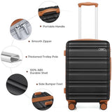 MIUSSE MAX 7 Piece Luggage Sets with Premium YKK Zipper, 20/24/28in PC Hardside Suitcase With Spinner Wheels, Luggage Airline Approved, Durable Suitcase Sets with TSA Locks for Travel