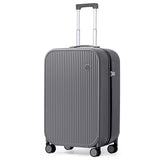 mixi 20 Inch Carry On Luggage PC Hardside Suitcases with Wheels & TSA for Travel Woman Men, Rock Gray