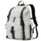 mixi Travel Backpack for Women Men, 18 Inch Carry On Laptop Backpack Flight Approved fits 16'' Laptop, Lightweight Waterproof Hiking Backpack Travel Outdoor Business Casual Daypack, Light Gray