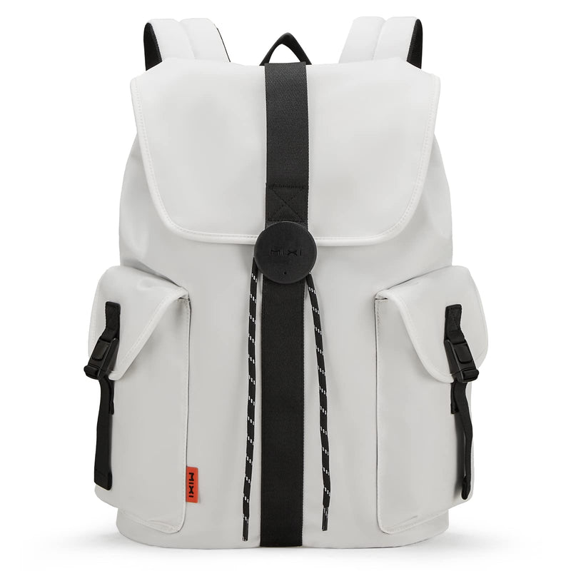 mixi Travel Laptop Backpack for Women & Men Carry On Backpack fits 16'' Laptop, Waterproof Lightweight Casual Hiking Weekender Bags Rucksack,17 Inch, Interstellar White