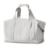 mixi Travel Tote Bag for Women Large Expandable Travel Bag Waterproof Lightweight Carry On Personal Item Weekender Shoulder Handbag, Light Gray