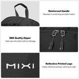 mixi Ultra Lightweight Backpack 31L Waterproof Casual backpack for Travel Sports Camping Hiking College Back Pack Daypack for Men Women, 18 inch - Black