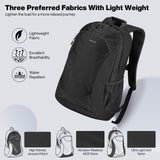 mixi Ultra Lightweight Backpack 31L Waterproof Casual backpack for Travel Sports Camping Hiking College Back Pack Daypack for Men Women, 18 inch - Black