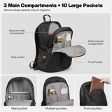 mixi Ultra Lightweight Backpack 31L Waterproof Casual backpack for Travel Sports Camping Hiking College Back Pack Daypack for Men Women, 18 inch - Black