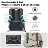 mixi Ultra Lightweight Backpack 31L Waterproof Casual backpack for Travel Sports Camping Hiking College Back Pack Daypack for Men Women, 18 inch - Rose Red