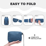 MIYCOO Backpack - Ultra Lightweight Packable Backpack for Travel Camping, Hiking Back Pack Waterproof Foldable Daypack for Men Women Blue