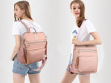 MKP COLLECTION Women Fashion Backpack Purse Convertible Large Rucksack Versatile Travel Shoulder Bags Handbag Set with Tassel