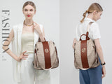 MKP COLLECTION Women Fashion Backpack Purse Multi Pockets Anti - Theft Rucksack Travel Shoulder Bag Handbag Set 2pcs