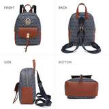 MKP Ladies Small Backpack Purse for Women Fashion Daypacks Purse Shoulder Bag with Charm Tassel