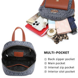 MKP Ladies Small Backpack Purse for Women Fashion Daypacks Purse Shoulder Bag with Charm Tassel
