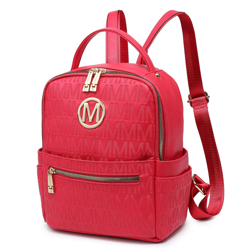 MKP Small Backpack Purse for Ladies Women Fashion Multi Pockets Daypacks with Front Zip Pocket