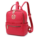 MKP Small Backpack Purse for Ladies Women Fashion Multi Pockets Daypacks with Front Zip Pocket