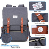 Modoker 15.6 Inch Laptop Backpack Quilted Work Backpack for Women Bookbag Teacher Backpack, Vintage Laptop Backpack