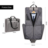 Modoker Carry On Garment Bags for Travel Hanging Clothes Suit Bag Luggage Organizer, Foldable Suit Carrier Gift for Men Women