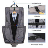 Modoker Carry On Garment Bags for Travel Hanging Clothes Suit Bag Luggage Organizer, Foldable Suit Carrier Gift for Men Women