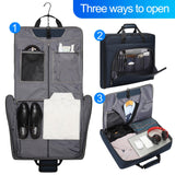 Modoker Carry On Garment Bags for Travel Hanging Clothes Suit Bag Luggage Organizer, Foldable Suit Carrier Gift for Men Women