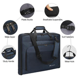 Modoker Carry On Garment Bags for Travel Hanging Clothes Suit Bag Luggage Organizer, Foldable Suit Carrier Gift for Men Women