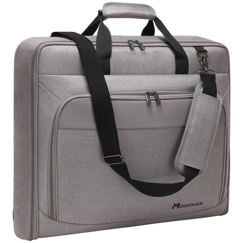 Modoker Carry On Garment Bags for Travel Hanging Clothes Suit Bag Luggage Organizer, Foldable Suit Carrier Gift for Men Women