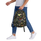MOLIAN Butterflies Moths Flower Stylish Backpack With Adjustable Padded Shoulder Straps Daypacks For College Travel One Size