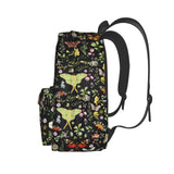 MOLIAN Butterflies Moths Flower Stylish Backpack With Adjustable Padded Shoulder Straps Daypacks For College Travel One Size