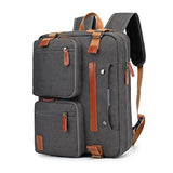 MOLNIA 3 in 1 Laptop Backpack, 17.3 inch Computer Bags for Men, Laptop Backpack for Men, for Travel Bussiness Men Women,Dark Grey