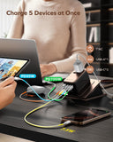 MOMAX Universal Travel Adapter Worldwide 170W GaN, 3 USB - C PD & 1 USB - A QC International Power Adapter for Laptop Fast Charging, European Travel Plug Adapter for UK/US/AUS/JP, Travel Essentials