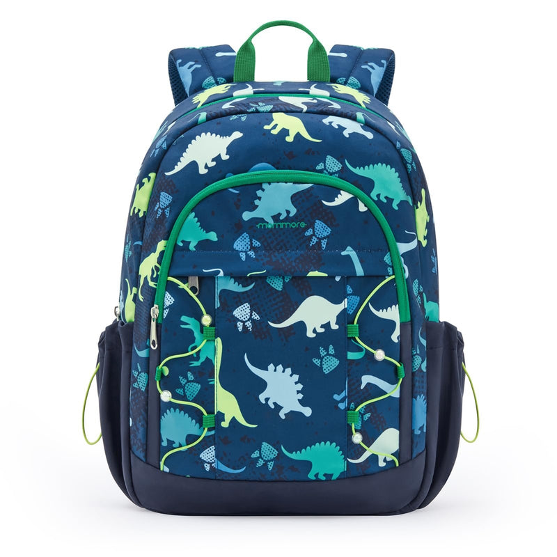 mommore Kids Backpack for Kindergarten Water Resistant Preschool Backpack Dinosaur Boys Bookbag Age 3 - 6