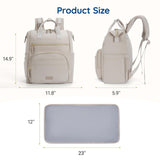 mommore Neoprene Diaper Bag Backpack Small Lightweight Baby Diaper Bags Water Resistant Diaper Backpack for Boys Girls Newborn with Changing Pad, Stroller Straps