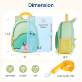 mommore Toddler Backpack for Girls 2 - 4 Cute 3D Kids Backpack Butterfly Small Pre - K Backpacks Water - Resistant for Preschool Kindergarten with Toddler Leash, Chest Buckle